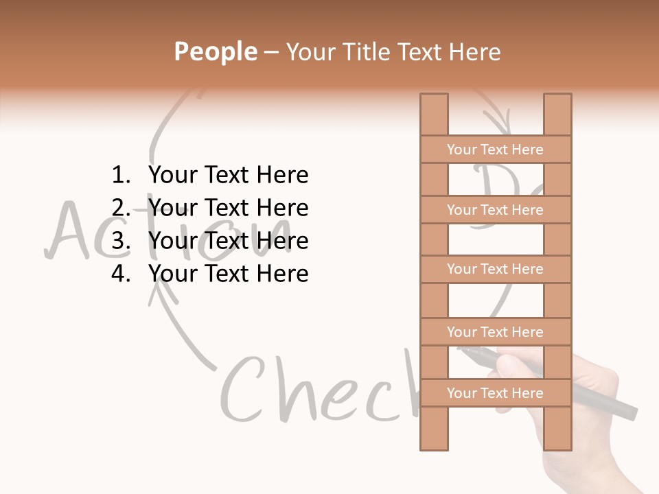 Office Pen Advice PowerPoint Template