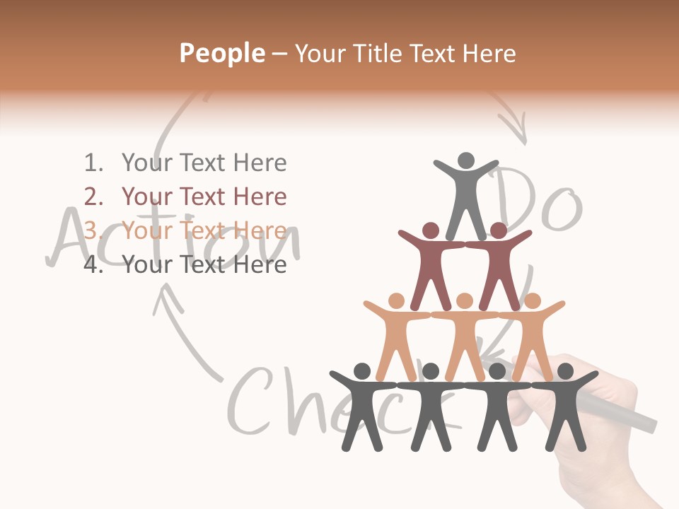 Office Pen Advice PowerPoint Template