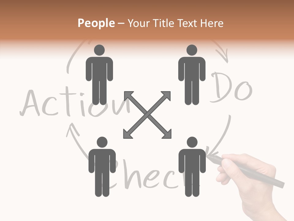 Office Pen Advice PowerPoint Template