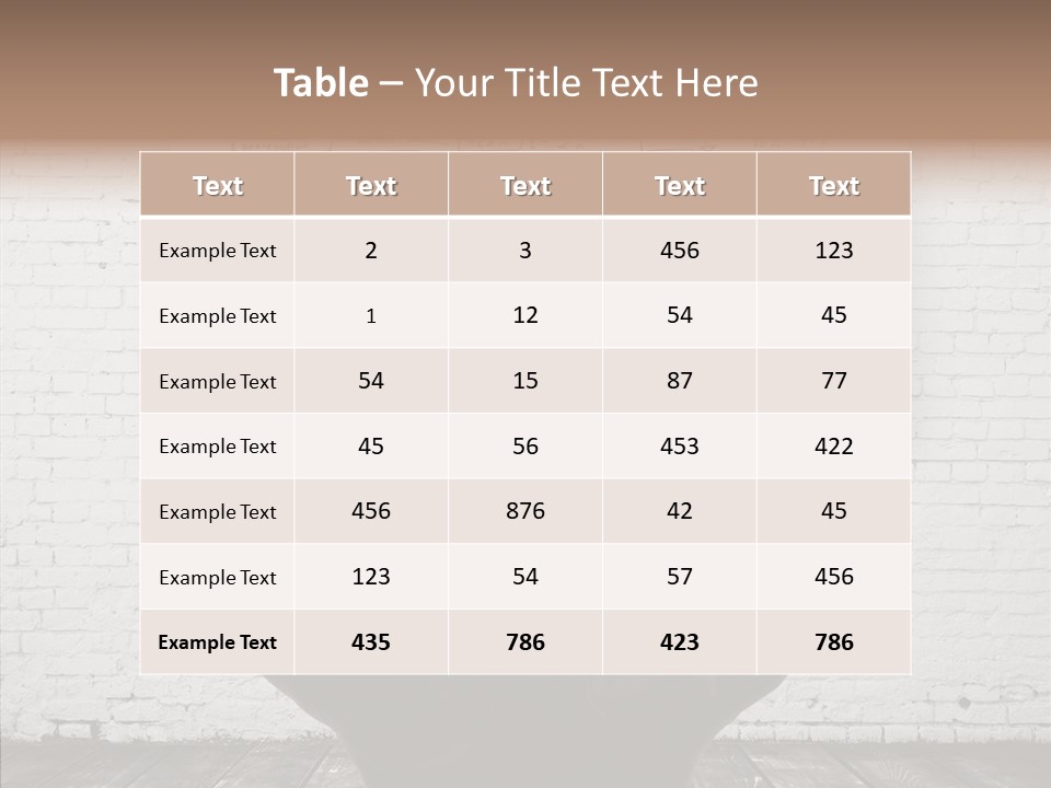 Floor Paintings Parquet PowerPoint Template