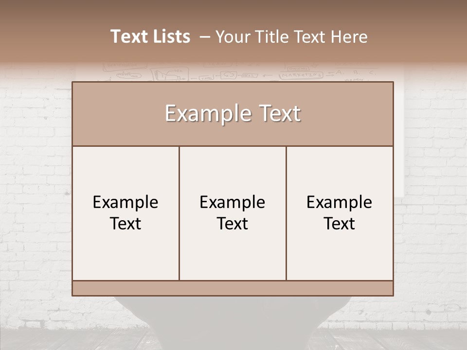 Floor Paintings Parquet PowerPoint Template