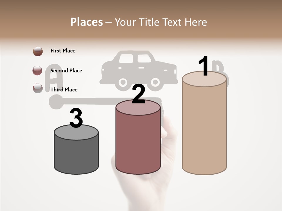 Point Pen Closeup PowerPoint Template