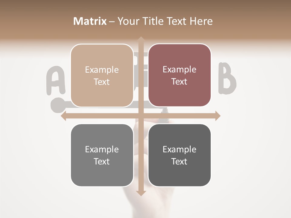 Point Pen Closeup PowerPoint Template