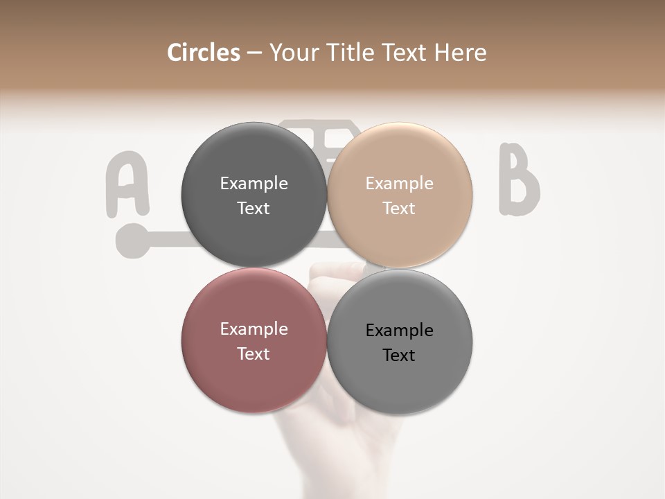 Point Pen Closeup PowerPoint Template