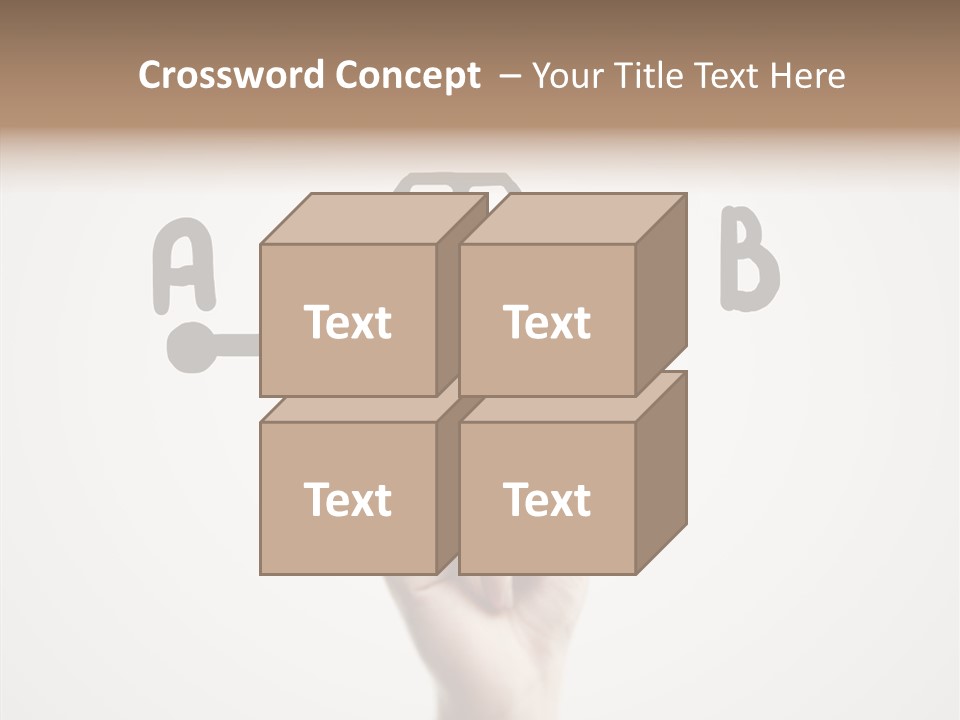 Point Pen Closeup PowerPoint Template