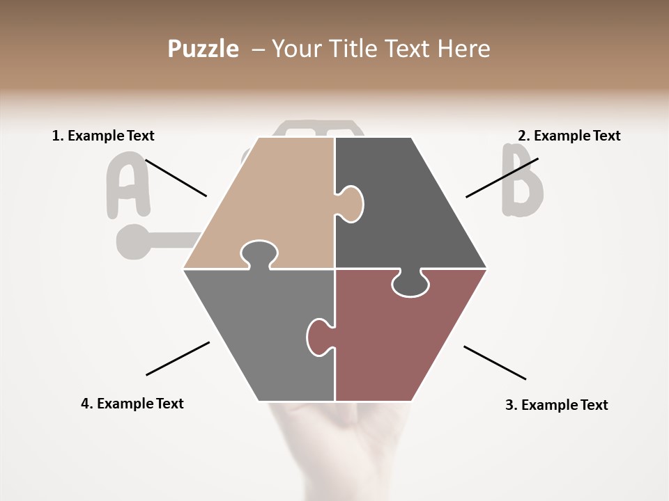 Point Pen Closeup PowerPoint Template