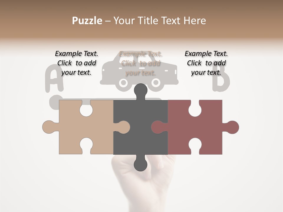 Point Pen Closeup PowerPoint Template