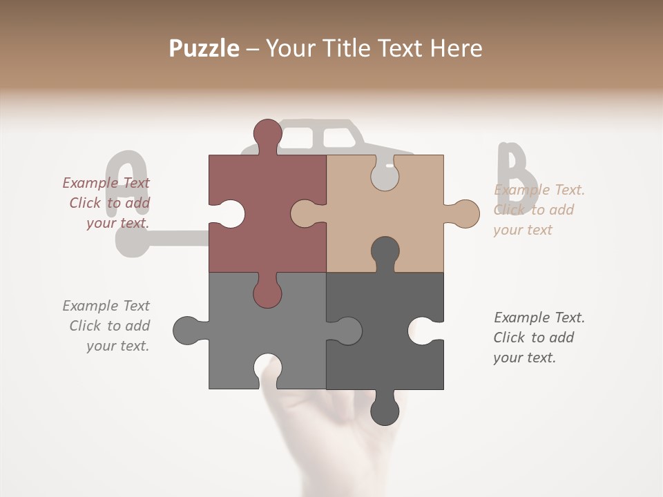 Point Pen Closeup PowerPoint Template