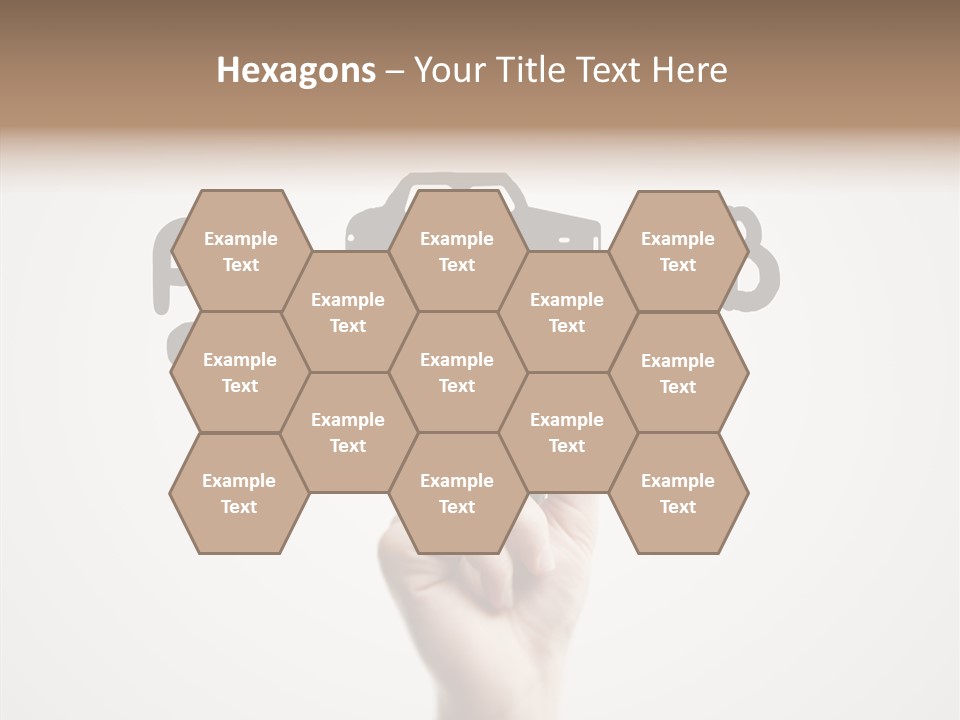 Point Pen Closeup PowerPoint Template