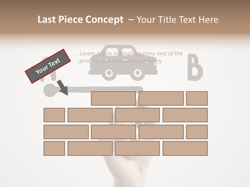 Point Pen Closeup PowerPoint Template