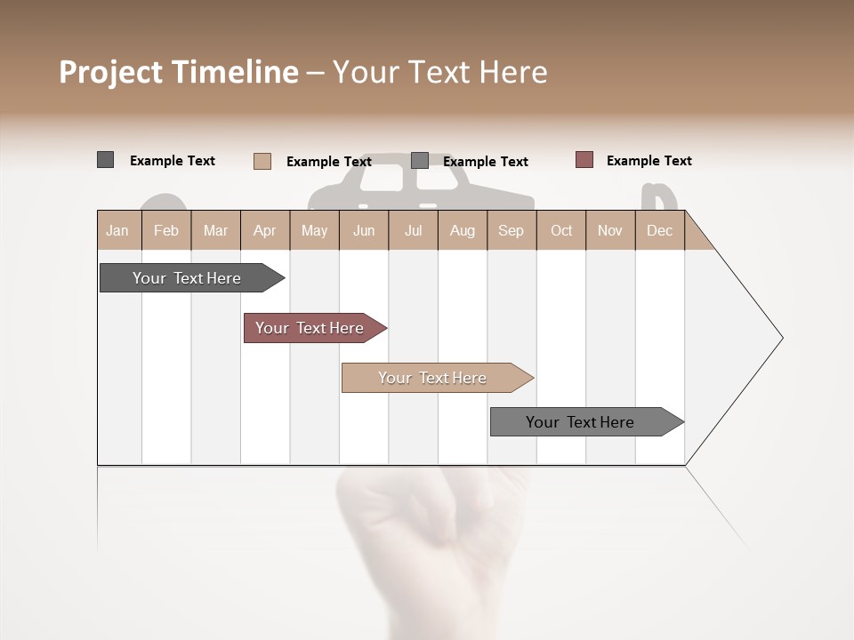 Point Pen Closeup PowerPoint Template
