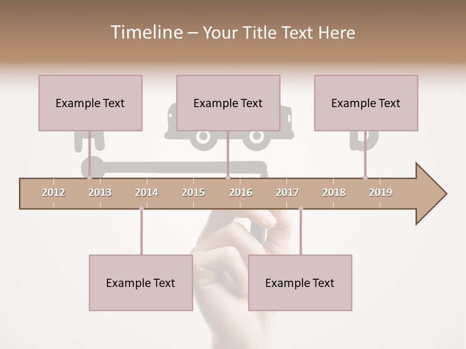 Point Pen Closeup PowerPoint Template