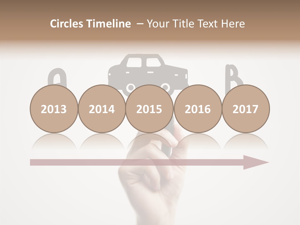 Point Pen Closeup PowerPoint Template