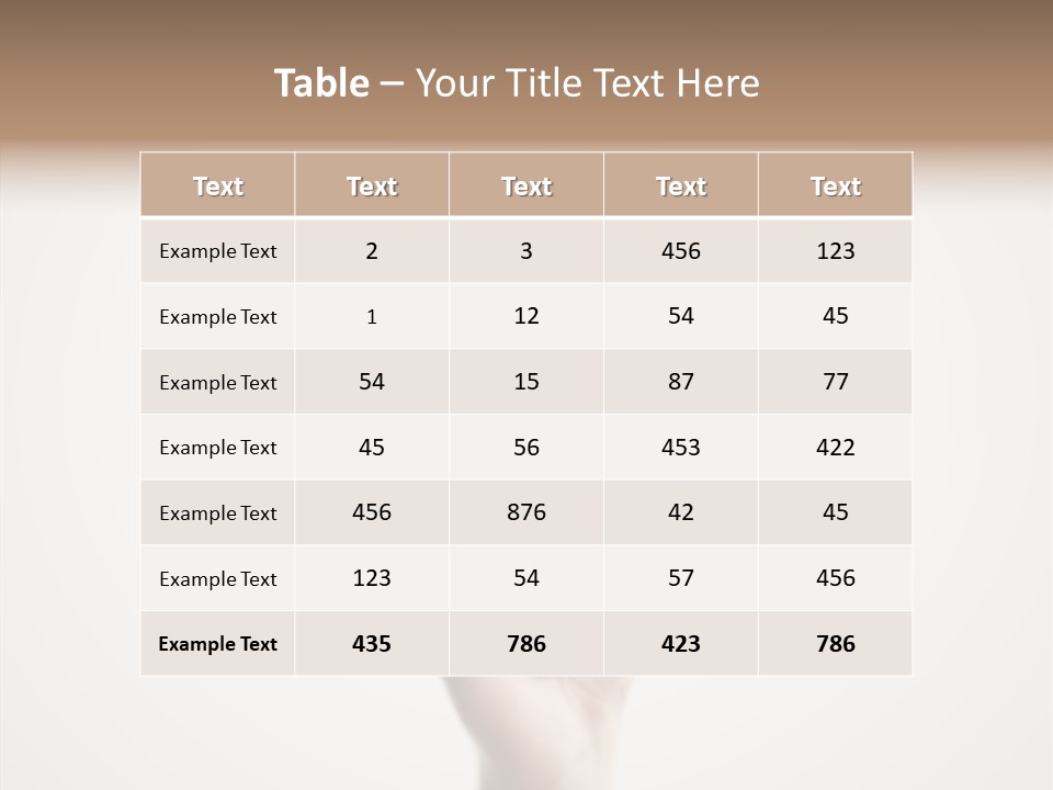 Point Pen Closeup PowerPoint Template