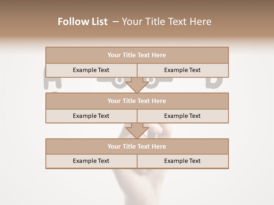 Point Pen Closeup PowerPoint Template