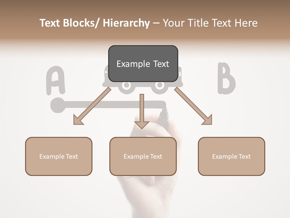 Point Pen Closeup PowerPoint Template