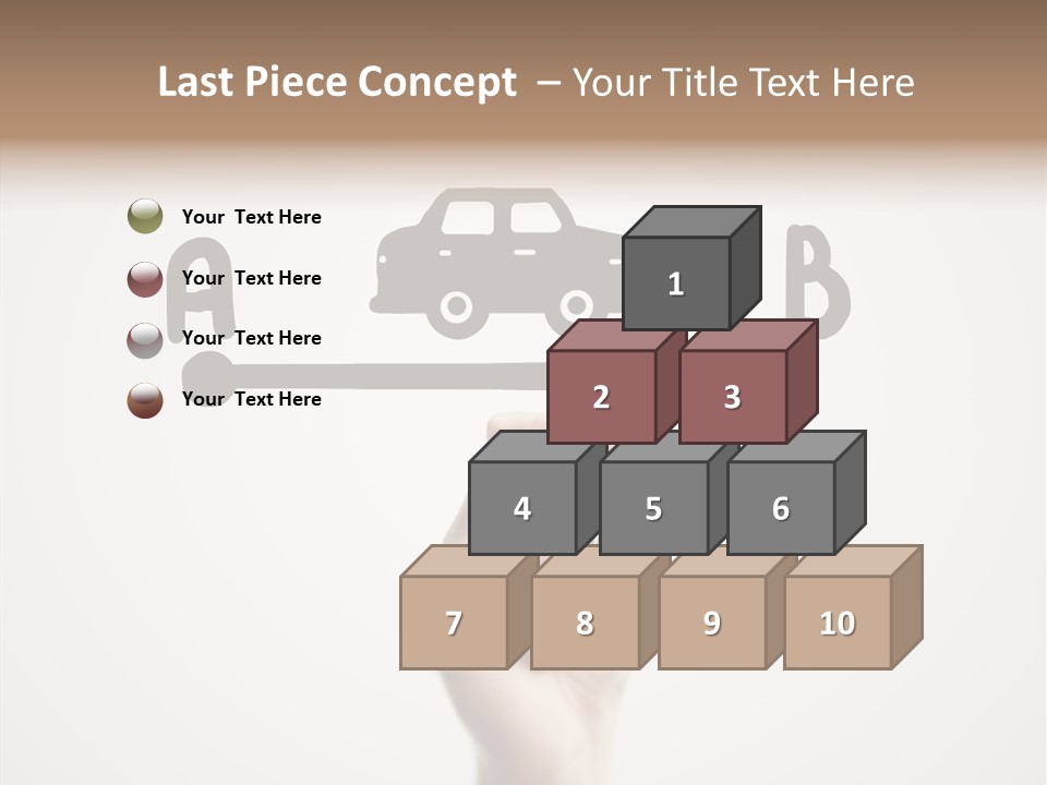 Point Pen Closeup PowerPoint Template