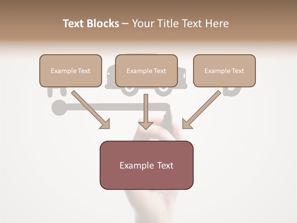 Point Pen Closeup PowerPoint Template