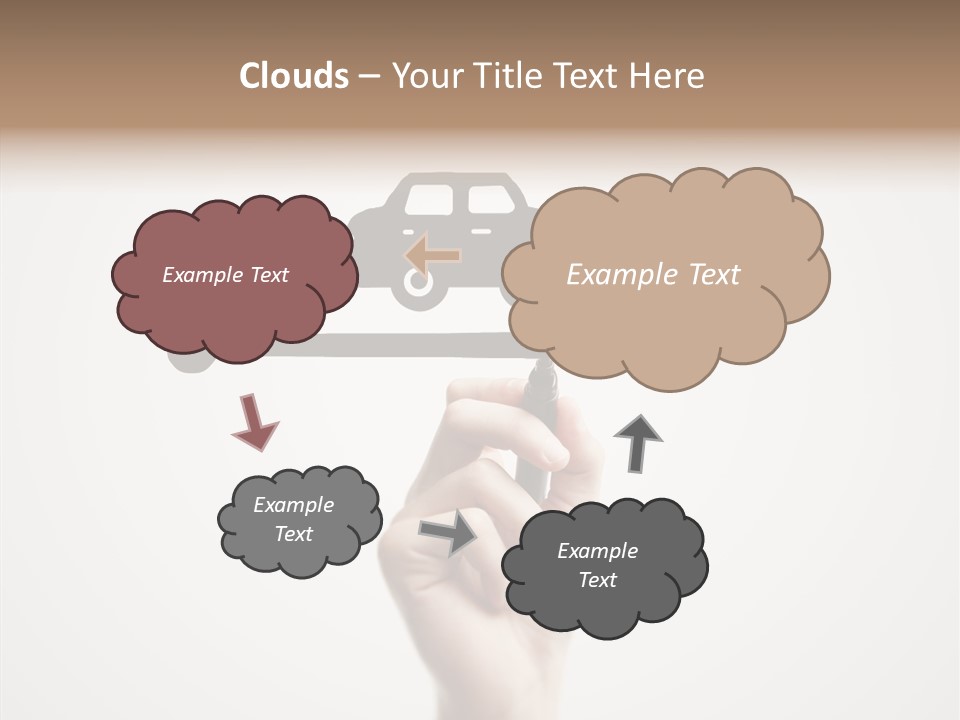 Point Pen Closeup PowerPoint Template