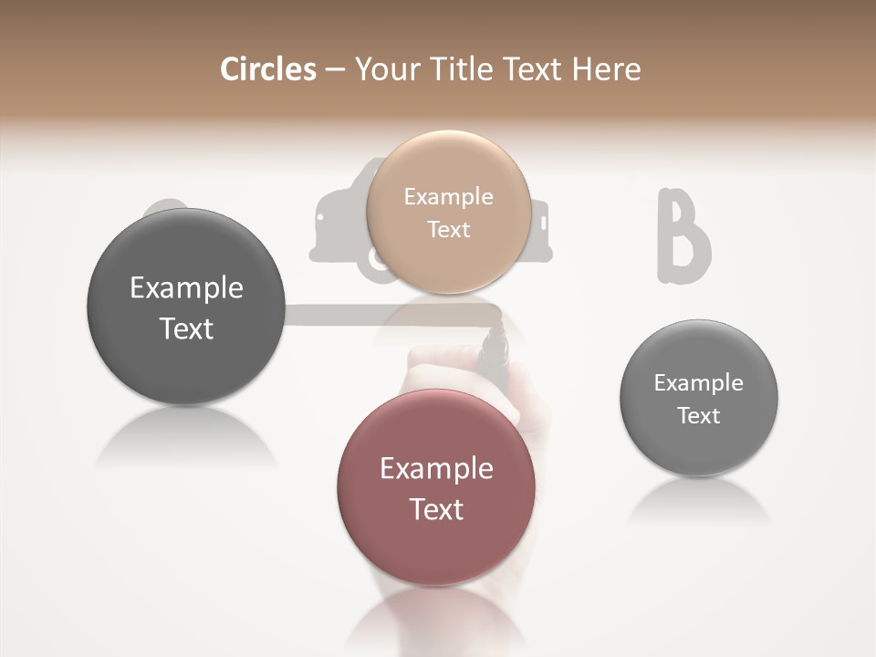 Point Pen Closeup PowerPoint Template