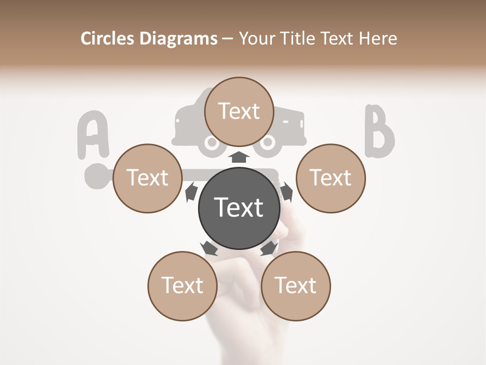 Point Pen Closeup PowerPoint Template