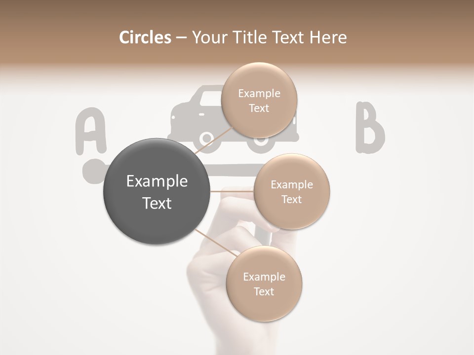 Point Pen Closeup PowerPoint Template