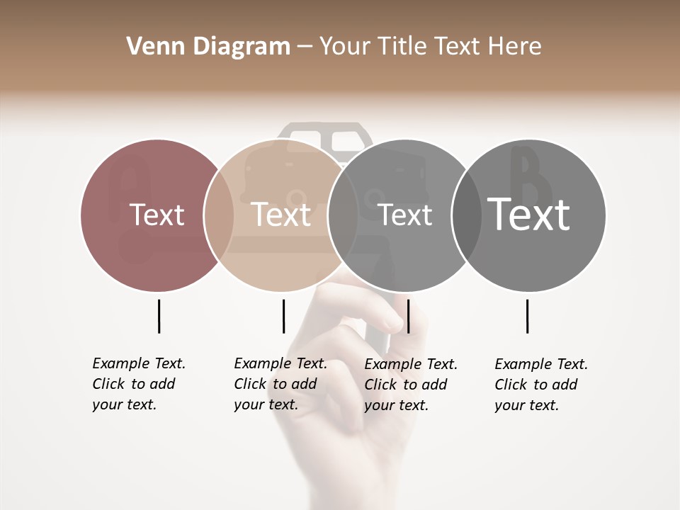 Point Pen Closeup PowerPoint Template