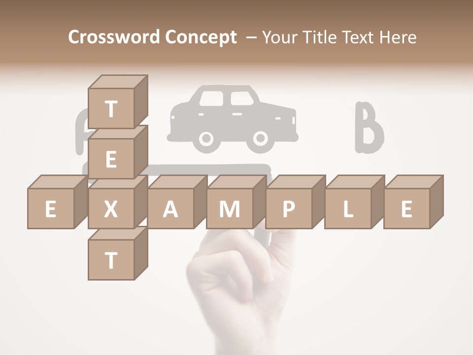 Point Pen Closeup PowerPoint Template