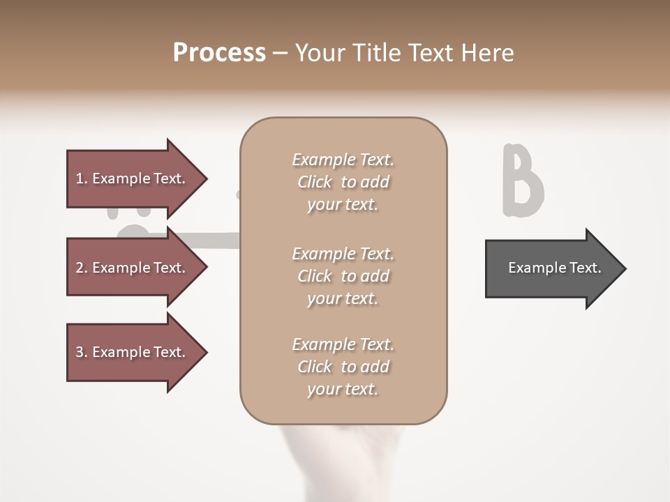 Point Pen Closeup PowerPoint Template
