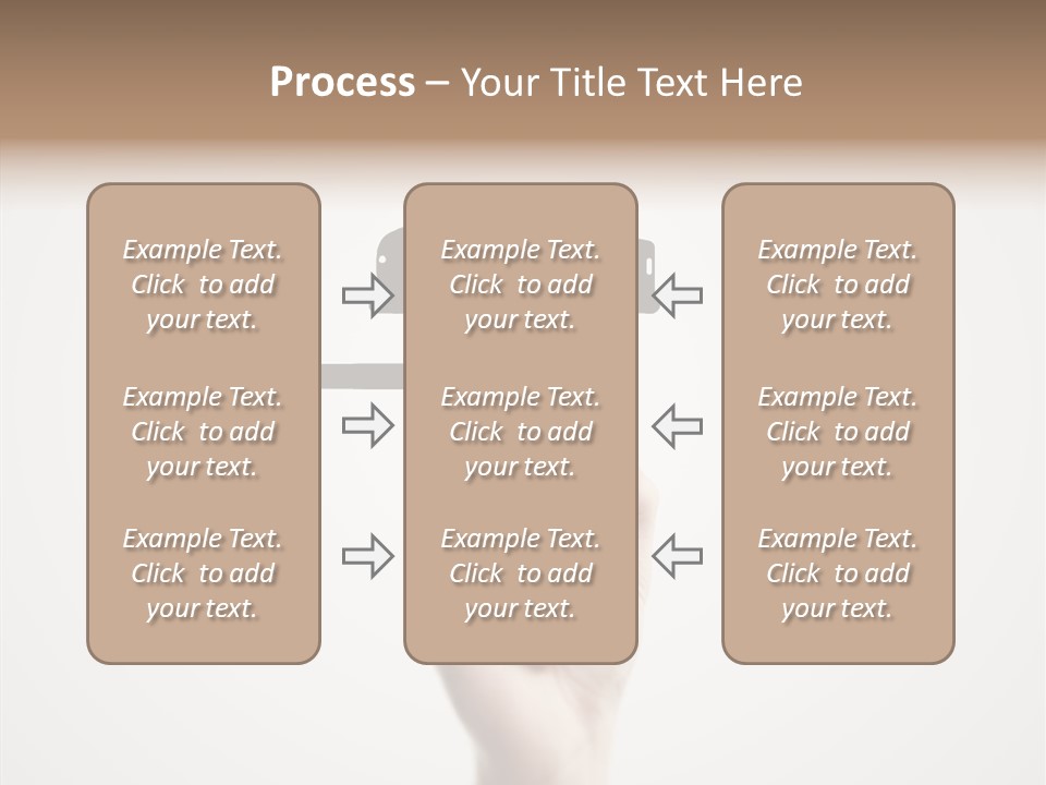 Point Pen Closeup PowerPoint Template