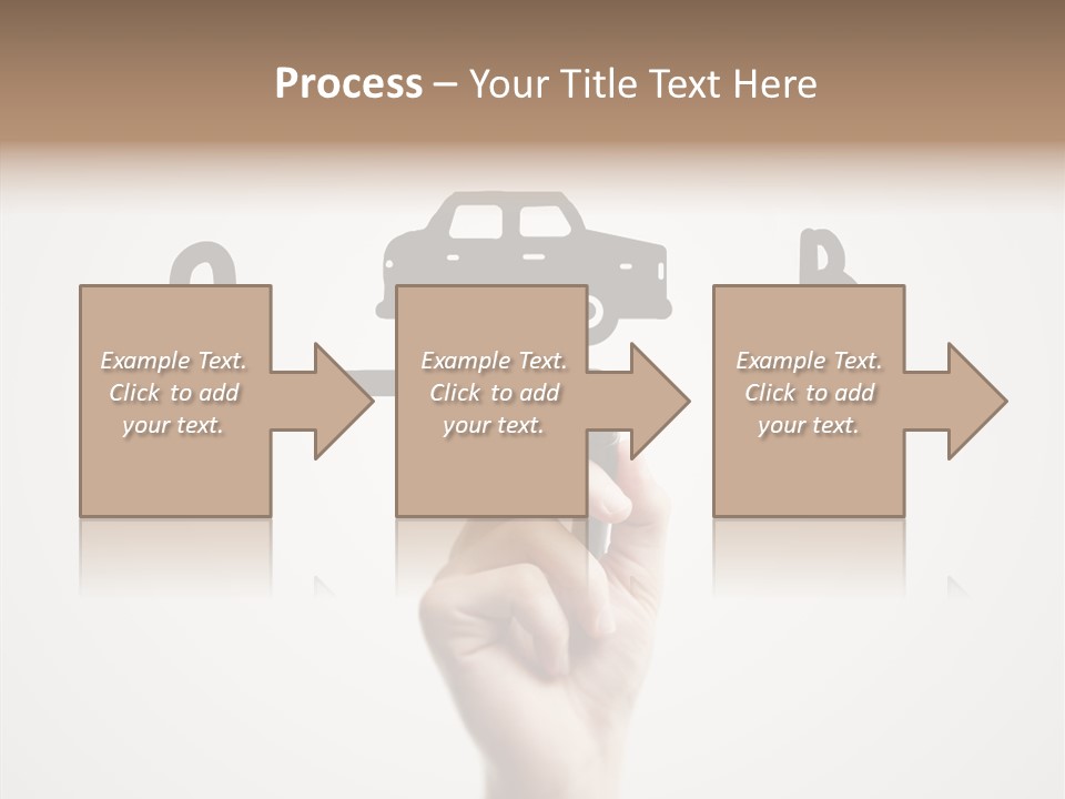 Point Pen Closeup PowerPoint Template