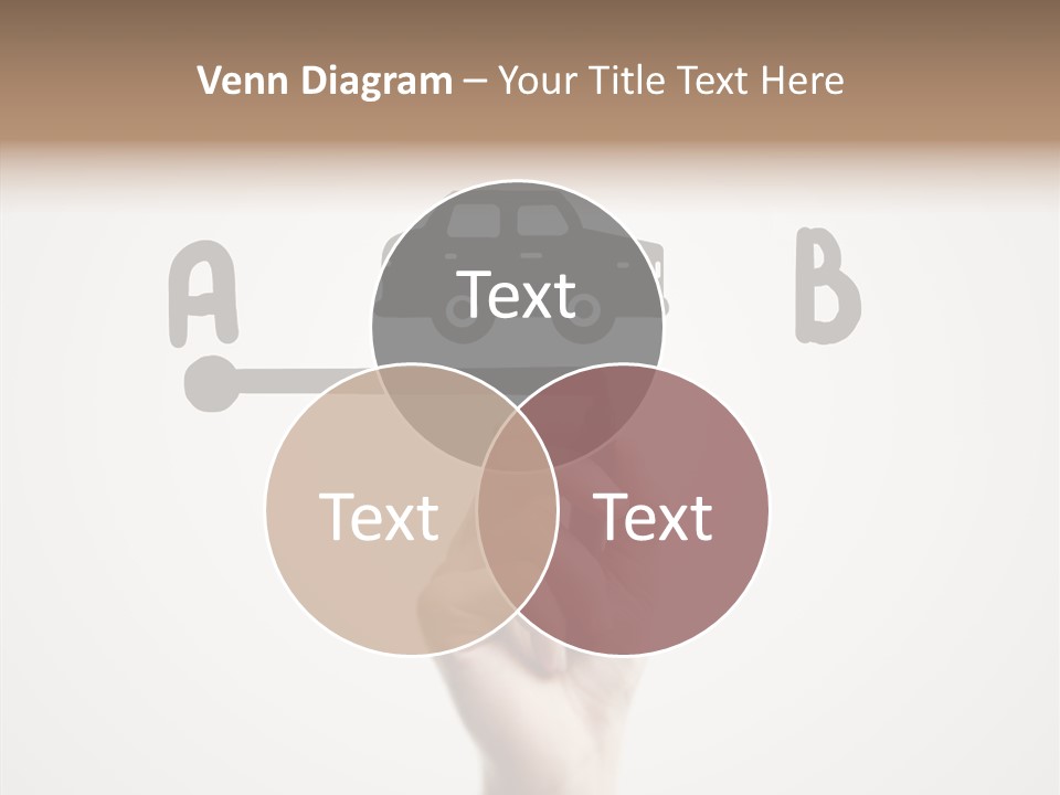 Point Pen Closeup PowerPoint Template