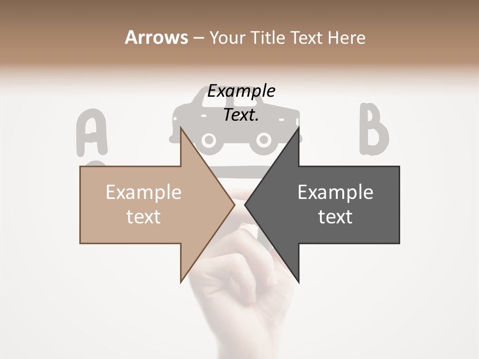 Point Pen Closeup PowerPoint Template