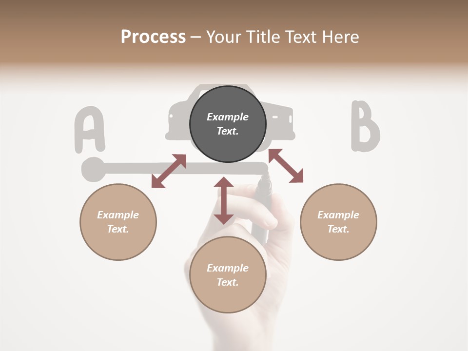 Point Pen Closeup PowerPoint Template