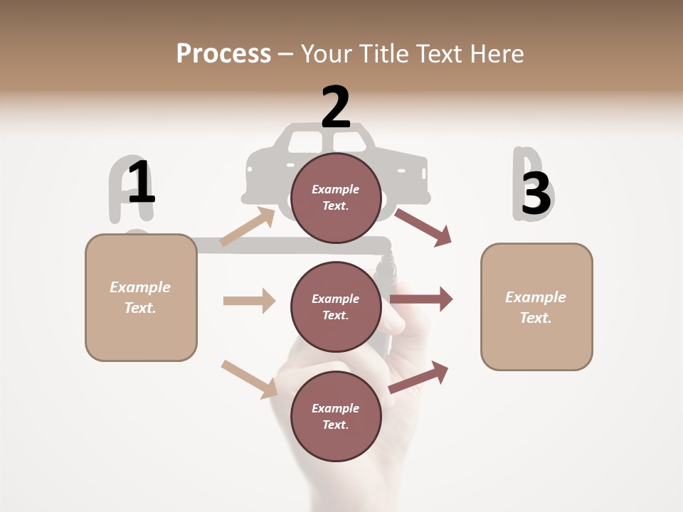 Point Pen Closeup PowerPoint Template