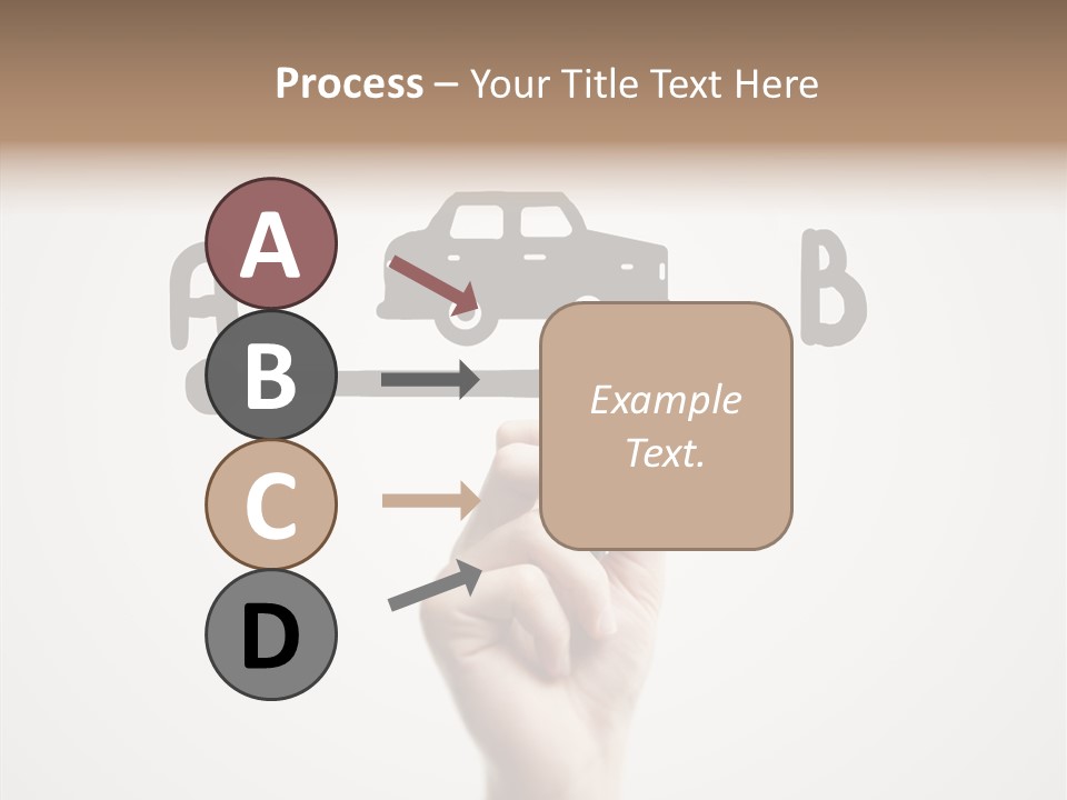 Point Pen Closeup PowerPoint Template
