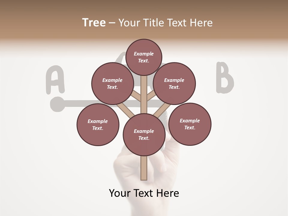 Point Pen Closeup PowerPoint Template