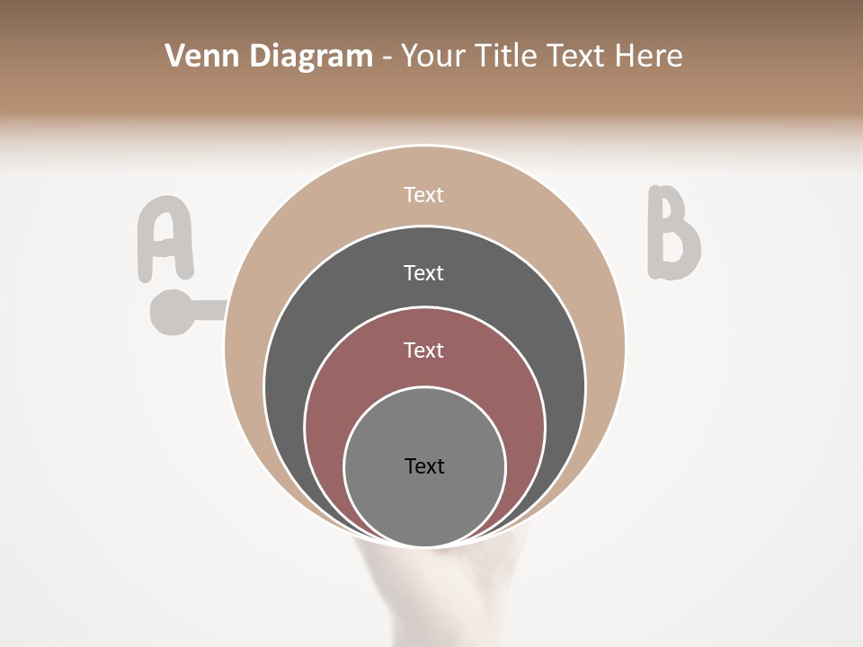 Point Pen Closeup PowerPoint Template
