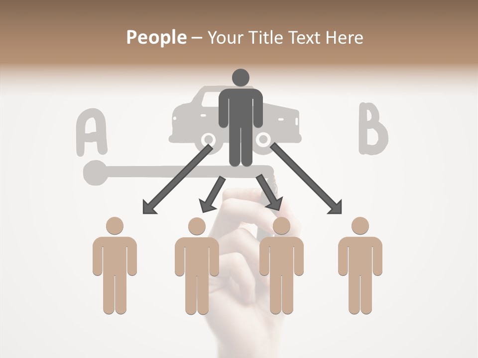 Point Pen Closeup PowerPoint Template