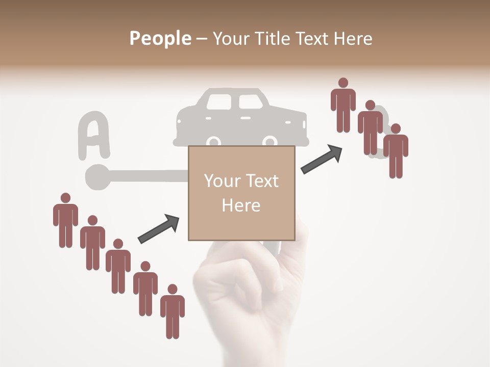 Point Pen Closeup PowerPoint Template