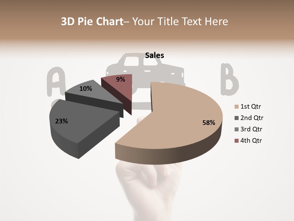 Point Pen Closeup PowerPoint Template