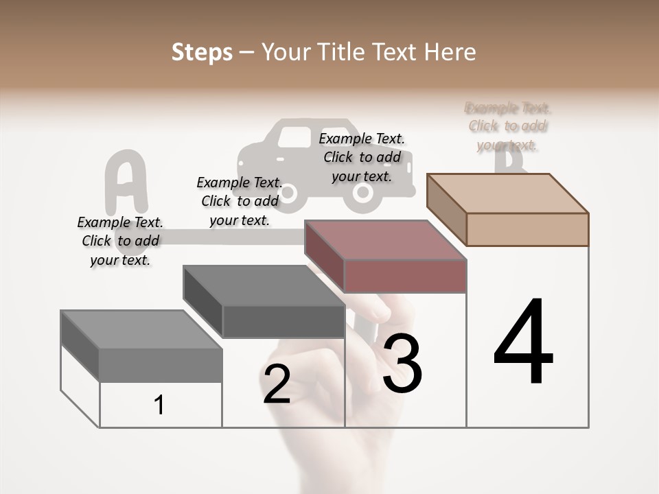 Point Pen Closeup PowerPoint Template