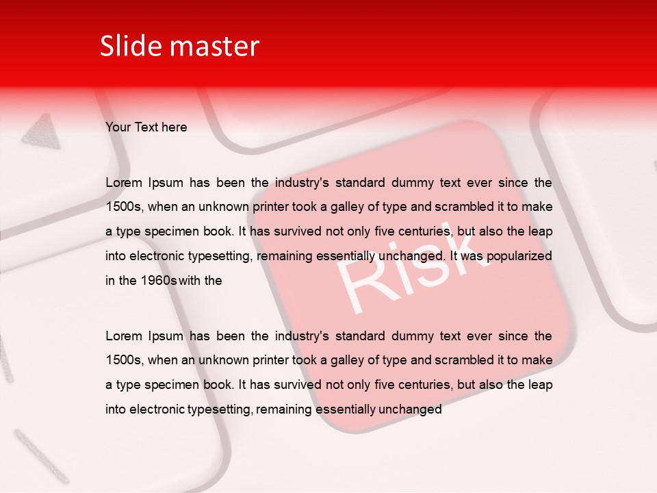 Warning Business Cooperation PowerPoint Template