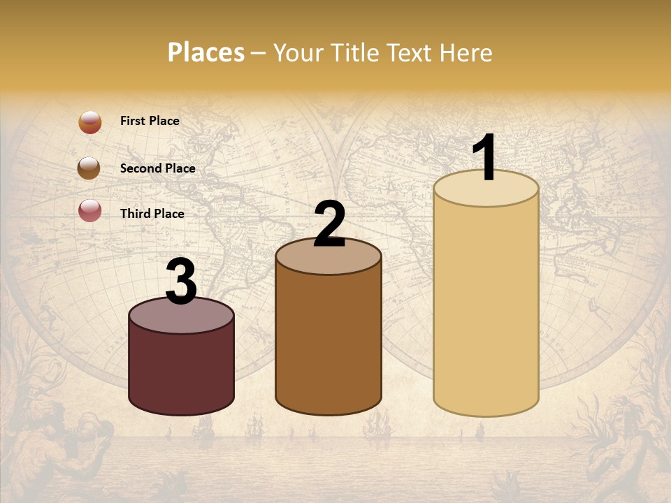 Worn Geography Torn PowerPoint Template