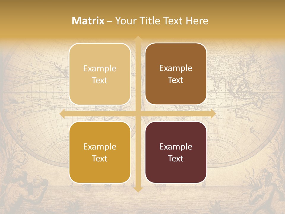 Worn Geography Torn PowerPoint Template