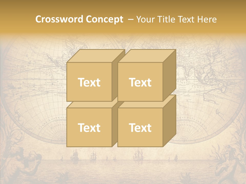 Worn Geography Torn PowerPoint Template