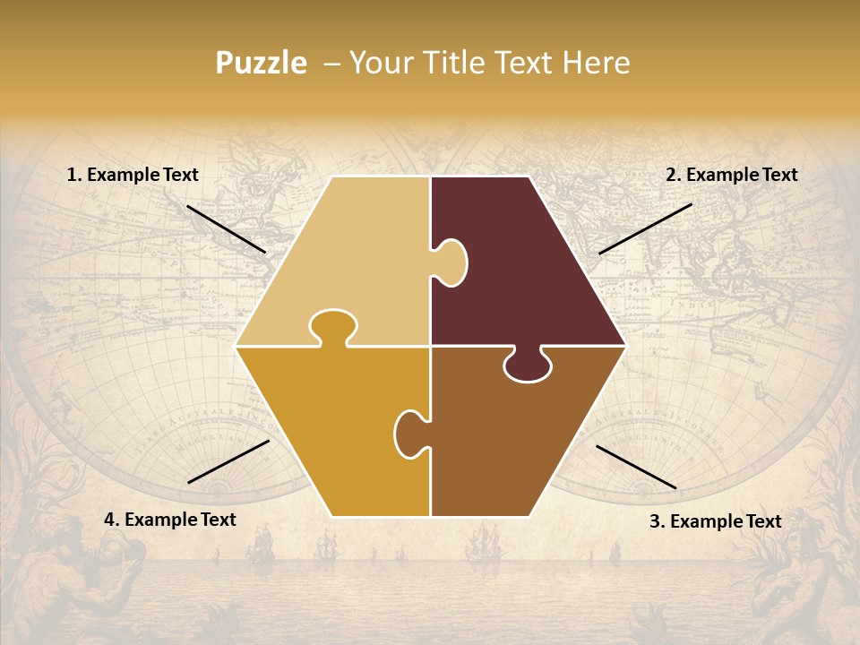 Worn Geography Torn PowerPoint Template