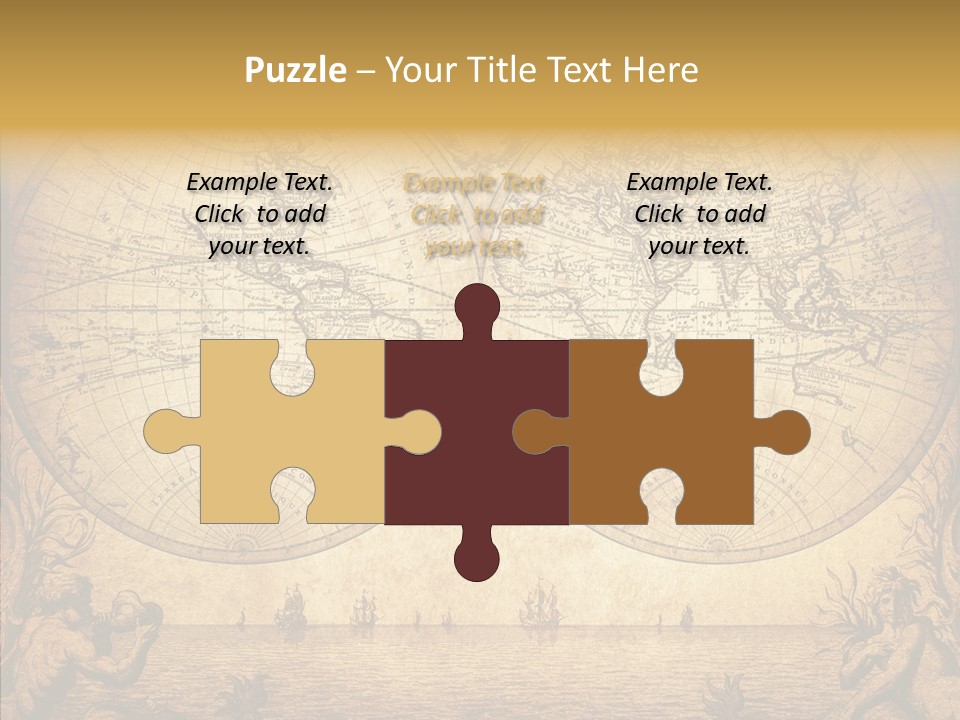 Worn Geography Torn PowerPoint Template