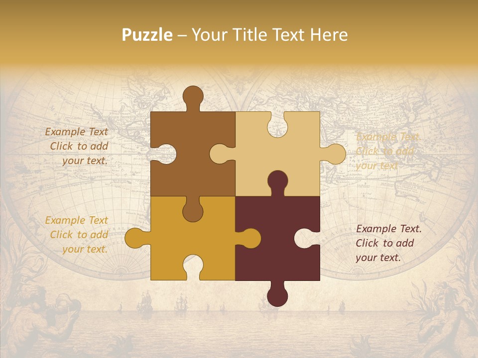 Worn Geography Torn PowerPoint Template