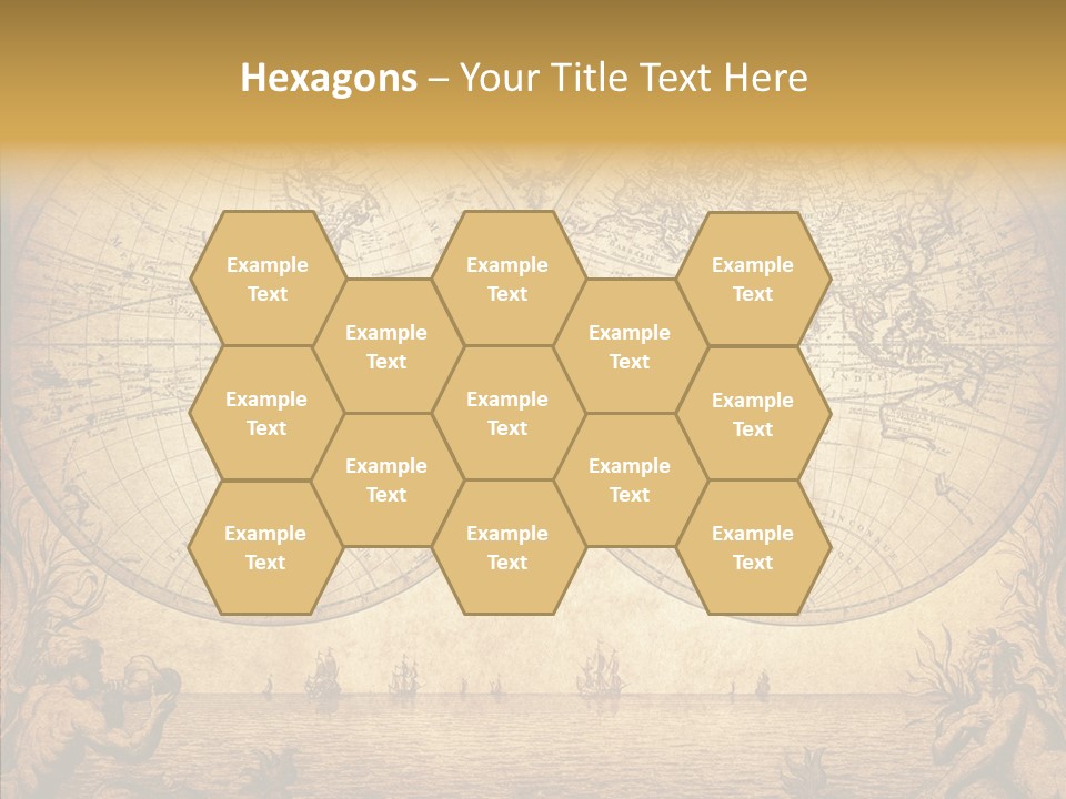 Worn Geography Torn PowerPoint Template